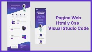 como HACER una PAGINA WEB con HTML y CSS en (VISUAL STUDIO CODE) 