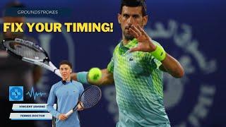 How To Fix Your TIMING On Your Groundstrokes With This One SECRET