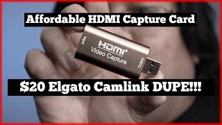 Cheap Capture Card for dSLR Cameras ft Canon SL3