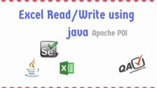 Read & write excel sheet data in Java using Apache POI