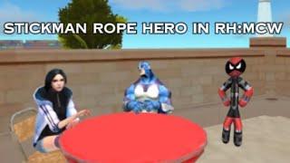 What if Stickman Rope Hero Was in Rope Hero:Mafia City Wars?
