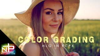 Cinematic Color GradingTutorial HLG in Final Cut Pro X | FCPX (XT4/Sony A7siii/A7riii/GH5,Canon R5)