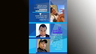 Live Discussion on Twitch Today