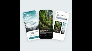 Flutter App UI Challenge | Hiking Trails | #Shorts