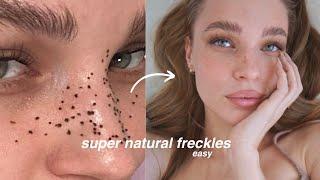 I didn’t expect henna freckles can look sooo natural