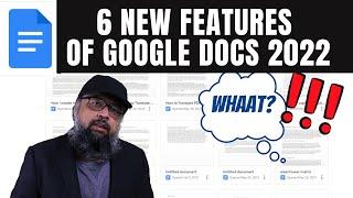 6 New Features of Google Docs 2022 | Pageless, dropdown lists, checklists