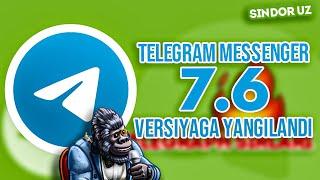 Telegram Messenger 7.6 | KANALLARDAGI OVOZLI CHAT, OVOZLI CHATNI YOZIB OLISH