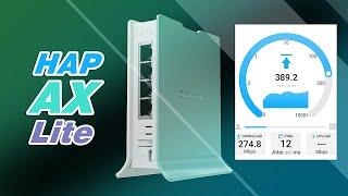 Review MikroTik HAP AX Lite L41G-2axD, SpeedTest WiFi 6 dan Gigabit LAN