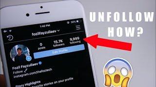 How To UNFOLLOW Everyone on Instagram at ONCE! (2024)