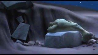 Ice Age 1: Sid Trying to Sleep on a Stone