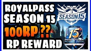 ROYALPASS SEASON 15 | 1-100 RP REWARD | ALL GUN SKINS OUTFITS AND  EMOTES | PUBGMOBILE