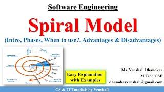 SE 9 : Spiral Model | Complete Explanation with Example | Software Engineering Full Course