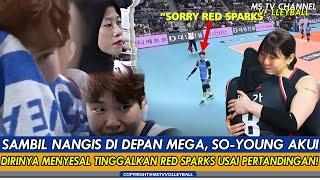 SAMBIL MENANGIS DIPELUKAN MEGAWATI, LEE SO-YOUNG AKUI DIRINYA MENYESAL SUDAH TINGGALKAN RED SPARKS!