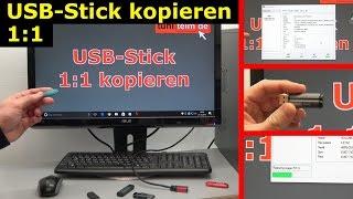 USB Stick kopieren 1 zu 1 - klonen | bootfähig - Tool für Windows 10 und 7 - [4K Video]