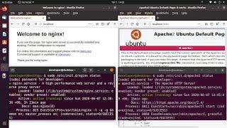 Configure nginx and apache2 server on Ubuntu 20.04 LTS