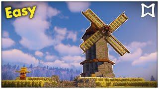 ► Minecraft Survival Rustic Windmill Tutorial! (EASY)