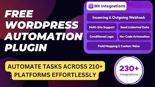 Bit Integration | Free WordPress Automation Plugin