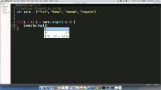 How to loop through a JavaScript array