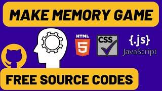 How to make memory game? - Javascript #javascriptgame