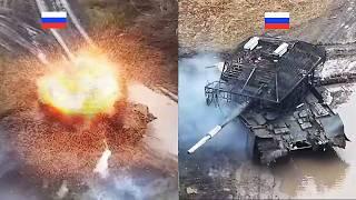 Crazy Russian Tank Fires at Its Own Troops