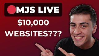 How To Sell $10,000+ Website Builds (MJS LIVE)