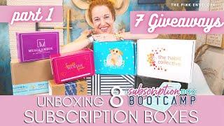 Subscription Box Bootcamp Haul - Unboxing 8 NEW Boxes - How do I grow my subscription box?