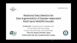 [INTERSPEECH 2021] Paper 806: Relational Data Selection for Neural Vocoder