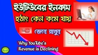 When and why YouTube' s Revenue goes down | #whysuddenlyreducedyoutubeincime