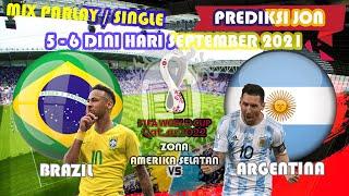 PREDIKSI BOLA MIX PARLAY MALAM HARI INI 5-6 SEPTEMBER 2021 PIALA DUNIA 2022BRAZIL VS ARGENTINA