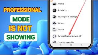 How to Fix Professional Mode Not Showing on Facebook | Quick & Easy Solutions