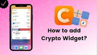 How to create Crypto Widgets on iPhone or iPad?