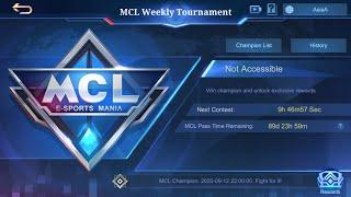 How to join MCL Champion  Mobile Legend