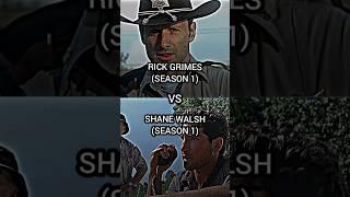 Rick Grimes (S1-S4) vs Shane Walsh (All Versions) | Battle #shanewalsh