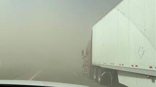 Careful driving - lots of dust and wind out there!