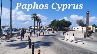 Paphos Cyprus: 4K Walking Tour 