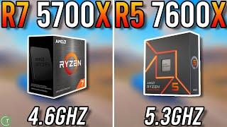 Ryzen 7 5700X vs Ryzen 5 7600X - Which Is Better?