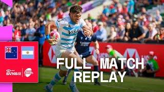 Battle for Bronze  | New Zealand v Argentina | Dubai 2024 HSBC SVNS | Full Match Replay