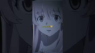 Tenho medo dessa mina  | Mirai Nikki (dublado)  #shorts