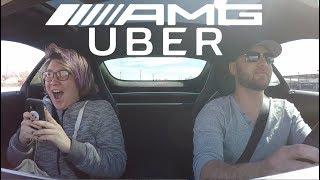 Picking Up UBER Riders In A Chrome AMG! *6 STAR RATING!*