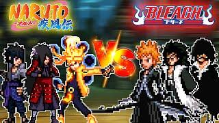 BATALHA DE UNIVERSOS!!! BLEACH VS NARUTO NO MUGEN (QUAL UNIVERSO SAIU VITORIOSO?)