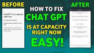 How To Fix Chat gpt Is At Capacity Right Now | Chat gpt Not Working Solutions in Hindi