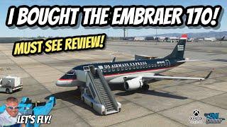 I Bought The Embraer 175-175 Series!  MUST SEE REVIEW!  A MUST HAVE AIRLINER! MSFS2020 Xbox