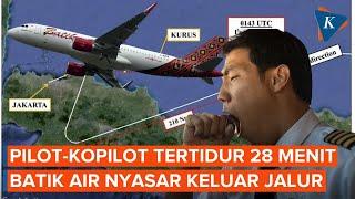 Kronologi dan Pengakuan Pilot-Kopilot Batik Air yang Tertidur 28 Menit Saat Terbang