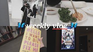 a weekly vlog of going out   ikea, sushi, chapters, n the my hero academia movie