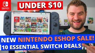 NEW Nintendo Eshop Sale - 10 ESSENTIAL Switch Deals UNDER $10