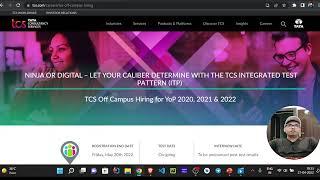 HOW TO APPLY FOR TCS NINJA OR DIJITAL