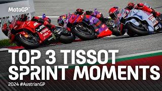 Top 3 #TissotSprint Moments  | 2024 #AustrianGP