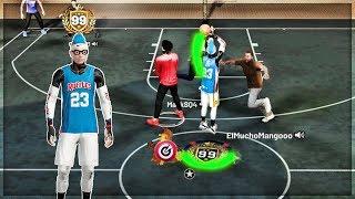 FIRST GAME AS 99 OVERALL! 99 OVERALL + RUFFLES BOOSTS PLAYSHARPS GREENLIGHT FROM BEYOND HALF COURT.