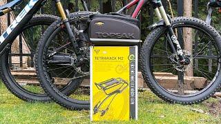 Rear Rack for Full Suspension Mountain Bikes, Topeak TetraRack Review