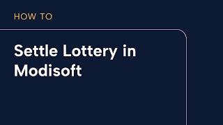 Settling Lottery in Modisoft